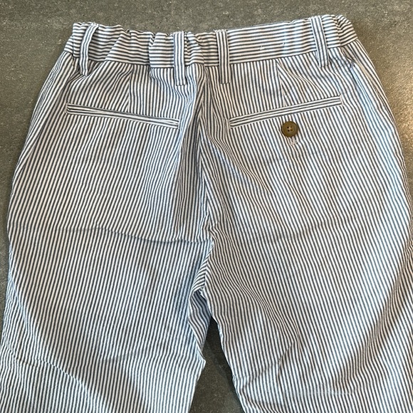 Crewcuts Boys’ Thompson Seersucker Blue/White Striped Pants - Picture 2 of 3